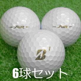 ロストボール ブリヂストン TOUR B JGR パールホワイト 6球セット 中古 Aランク ツアーB ゴルフボール