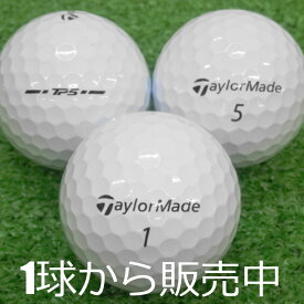 ロストボール TaylorMade 2024 TP5 ホワイト 1個 中古 Aランク テーラーメイド 5ピース ソフトディスタンスピン 新スピードラップコア搭載 白 ゴルフボール