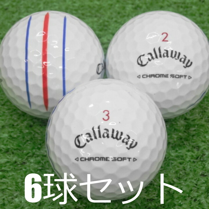 楽天市場】ロストボール CALLAWAY 2024 CHROME SOFT トリプルトラック 