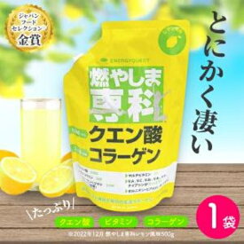 燃やしま専科 レモン風味 500g入 1袋 今話題のクエン酸 コラーゲン など栄養成分を詰め込んだ美味しいスポーツドリンク！エナジークエスト もやしませんか 最安値 パウチ 国産 栄養ドリンク 美容健康飲料 水分補給 栄養補給 粉末清涼飲料 健康ドリンク マルチビタミン