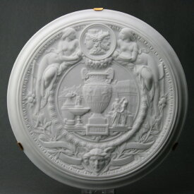 セーブル ビスキュイメダルセーブル工房の紋章ブランド陶磁器 壁掛 彫刻フランス SEVRES