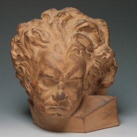 セーブル ベートーベン 胸像古色せっ器 1968年復刻 ハンドメイド 人形 置物飾り物 フランス製 Sevres