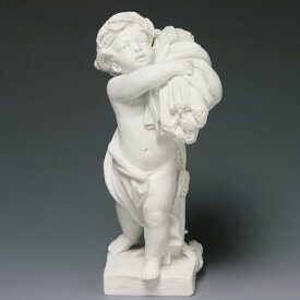 セーブル 白磁 人形四季の子供・夏 2002年復刻ハンドメイド ビスケット 置物 飾り物新硬質磁器 フランス製 Sevres