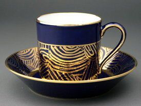 【セーブル】コーヒーカップリトロン・エリナセーブルブルー洋食器　陶磁器フランス　SEVRES