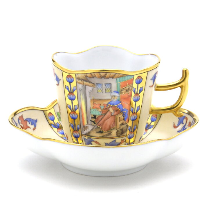 楽天市場】ヘレンド コーヒーカップ＆ソーサー フレミッシュカレンダー 