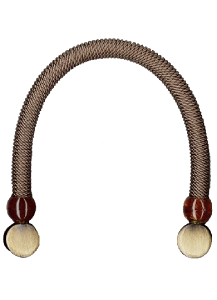 コードバッグ持ち手 手さげタイプ くわえ金具アンティークゴールド 30cm BM-301A (取り寄せ品) (メール便可)