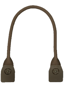 合成皮革アクリル持ち手 手さげタイプ 50cm YAT-5010 (取り寄せ品) (メール便可)