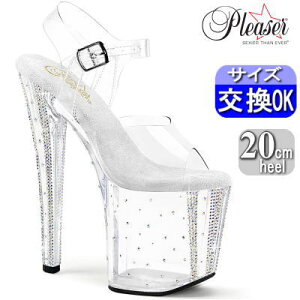 Pleaser | 20cm�q�[��|21.5cm�`26cm| �v���[�U�[ �|�[���_���X�p�q�[�� ����T���_�� �X�g���b�v�t�� �N���A�[ ���� ���C���X�g�[�� �N���A�q�[�� ���f�B�[�X �C ���� ENC708RS-01/C/C-ABRS zx