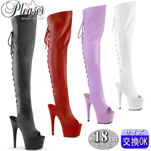 �y���܂��t���z Pleaser | 18cm�q�[��|22.5cm�`30cm| �v���[�U�[ ����u�[�c �����O�u�[�c �j�[�n�C�u�[�c �T�C�n�C�u�[�c ��18�Z���` �q�[�� �� �I�[�v���g�D �n�C�q�[�� �s���q�[�� �q�[�� �����l 