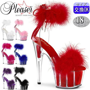 Pleaser | 18cm�q�[��|21.5cm�`30cm| �v���[�U�[ ����T���_�� �� �X�g���b�v �t�@�[ �s���q�[�� �|�[���_���X �_���T�[ �q�[�� �_���X �p �L���o �Z�N�V�[ ���f�B�[�X �C ���� ADO724F zx