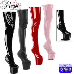 �y���܂��t���z Pleaser | 20cm�q�[��|22.5cm�`30cm| �v���[�U�[ �����O�u�[�c �����20�Z���` �q�[�� �T�C�n�C�u�[�c �j�[�n�C�u�[�c �n�C�q�[�� �~�j�E�F�b�W�\�[�� �{���e�[�W �����l �q�[�����X