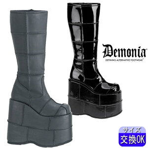 DEMONIA |����18cm|22.5cm�`30cm| �f���j�A ����u�[�c �u���b�N �G�i���� �����O�u�[�c �p���N ���b�N ���f�B�[�X �V���[�Y �C ���� V�n �؍��n �t�@�b�V���� �����Y ���� STACK-301 STA301 zx