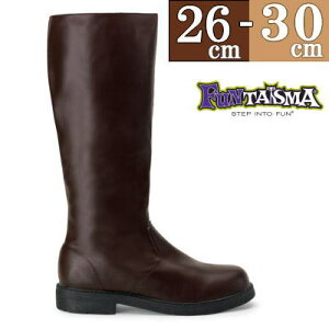 【3ヶ月保証&特典付】プリーザー ロングブーツ ワイドシャフト ブラウン メンズ 人気 パンク ロック ロリータ ゴシック ゴス ゴスロリ ファッション 靴 ごつい V系 サイバー 原宿系 韓国系 男