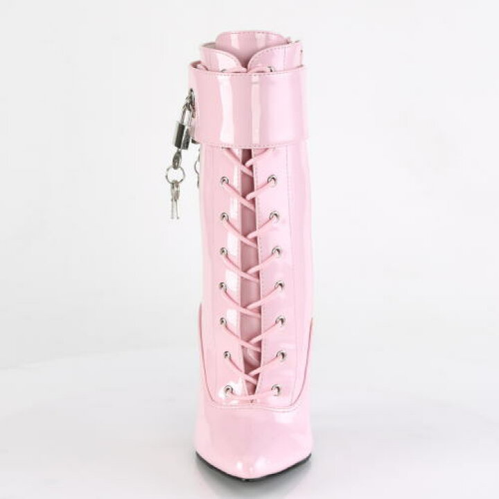 楽天市場】Pleaser/プリーザー ショートブーツ ピンク ヒール高15cm アンクルカフス付き ヒール ハイヒール ピンヒール エナメル ポインテッドトゥ ロリータ ゴスロリ ファッション コーデ 女王様 ボンテージ 大きいサイズ 靴 派手 人気 Devious デビアス : SHOP LaLa