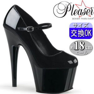 Pleaser | 18cm�q�[��|21.5cm�`28cm| �v���[�U�[ ����p���v�X �� �X�g���b�v �s���q�[�� �|�[���_���X �_���T�[ �q�[�� �_���X �p �L���o �Z�N�V�[ ���f�B�[�X �C ���� ADORE-787 ADO787/B/M