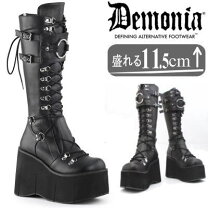 楽天市場】demonia ロングブーツの通販
