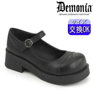 【3ヶ月保証&特典付】デモニア demonia パンプス 黒 スニーカー 5cm ヒール ローファー 人気 レディース 靴 人気 パンク ロック ロリータ ゴシック ゴス ゴスロリ ごつい V系 サイバー 量産型 地