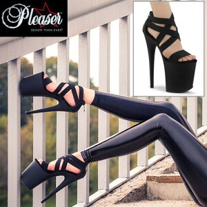 �y���܂��t���z Pleaser | 20cm�q�[��|21.5cm�`28cm| �v���[�U�[ �|�[���_���X�p�q�[�� �t���~���S ����u�[�c�T���_�� �� �O���f�B�G�[�^�[20�Z���` �q�[�� ���ꍂ10cm �X�g���b�v �n�C�q�[�� �s��