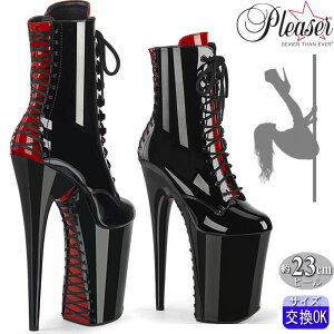 Pleaser | 23cm�q�[��|21.5cm�`28cm| �v���[�U�[ ����u�[�c �u���b�N/���b�h ��/�� 23cm 9inch�i�C���`�j�q�[�� �s���q�[�� �|�[���_���X �_���T�[ �p ���f�B�[�X ������C ���� INFINITY-1020FH�@INF1020FH/B-R