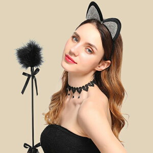 猫耳 ねこ耳 カチューシャ レッド ブラック 黒 赤 キャット キュート 可愛い 髪飾り アクセサリー コスプレ 衣装 ハロウィン コスチューム 小物 ミミ セクシー SEXY レディース パーティー 通