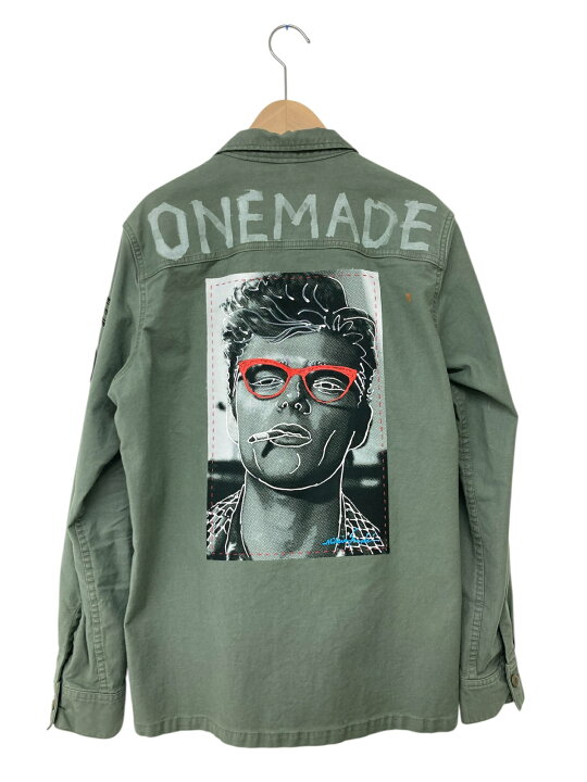 楽天市場】ONEMADE/ワンメイド/ミリタリーシャツ/サイズ44/カーキ/長袖 