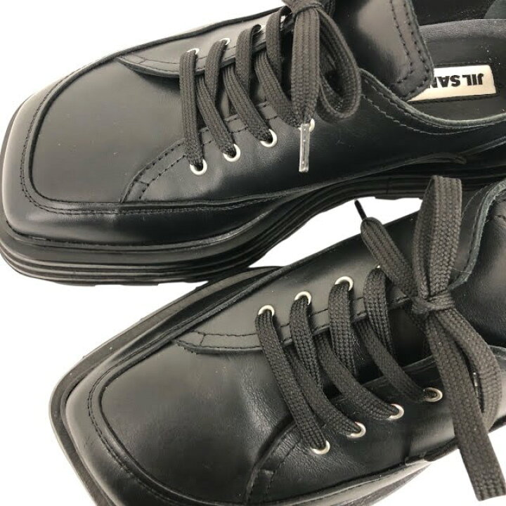 楽天市場】極美品/ジルサンダー/スクエアトゥ/コマンドソール/レザー 