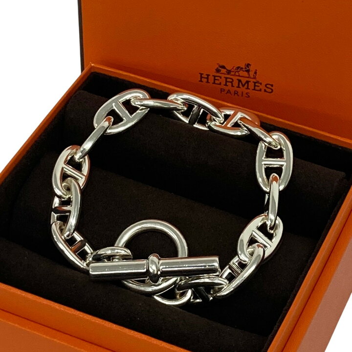 楽天市場】美品/HERMES/エルメス/シェーヌダンクルGM/15コマ/80.5g/925 