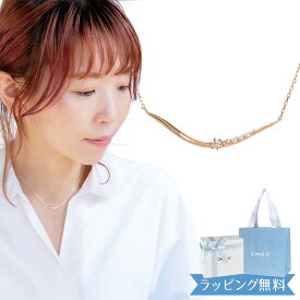 【土日祝も出荷!】【リボン済＆紙袋】4°c ネックレス ヨンドシー 正規品 canal4℃ レディース ラインモチーフ ネックレス カナル4℃ ペンダント 4度 4c 4ドシー プレゼント シルバー 祝い 母の日