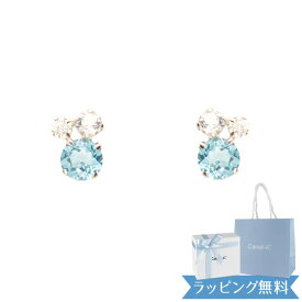 【リボン済＆紙袋】4°c ピアス ヨンドシー 正規品 レディース カナル 瑞々しいピアス 4ドシー canal4℃ アクアマリン トパーズ K10ホワイトゴールド 祝い 母の日