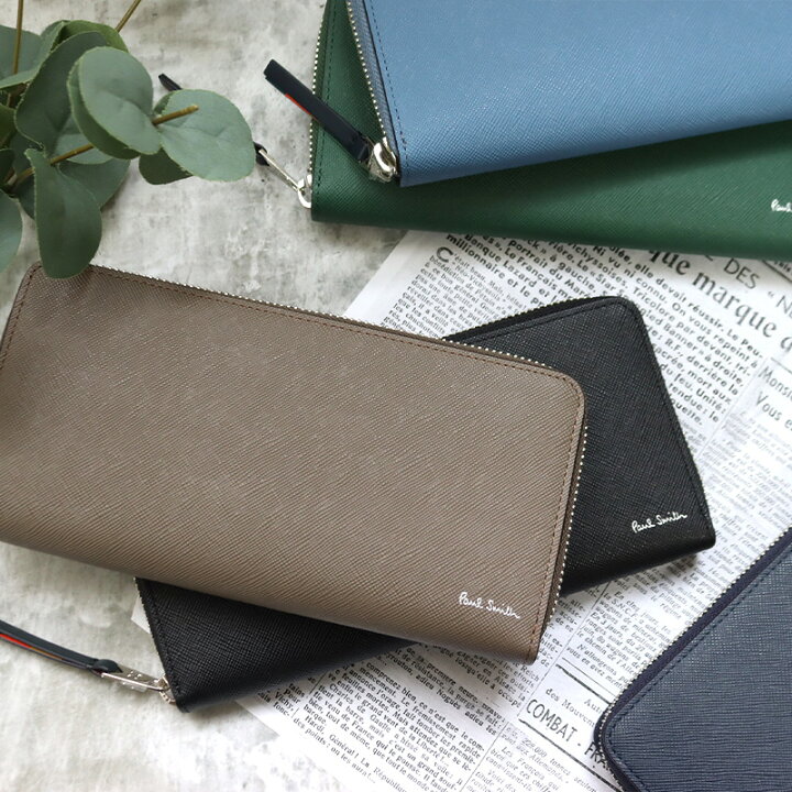 楽天市場】ポールスミス メンズ 財布 長財布 ラウンドファスナー長財布  