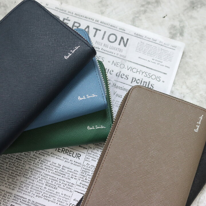 楽天市場】ポールスミス メンズ 財布 長財布 ラウンドファスナー長財布  