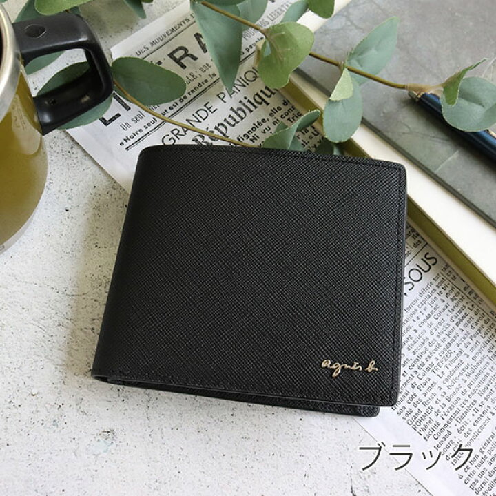楽天市場】アニエスベー 財布 二つ折り財布 メンズ MH18-01 ボヤージュ  