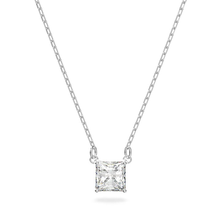 楽天市場】スワロフスキー SWAROVSKI Attract スクエアネックレス 
