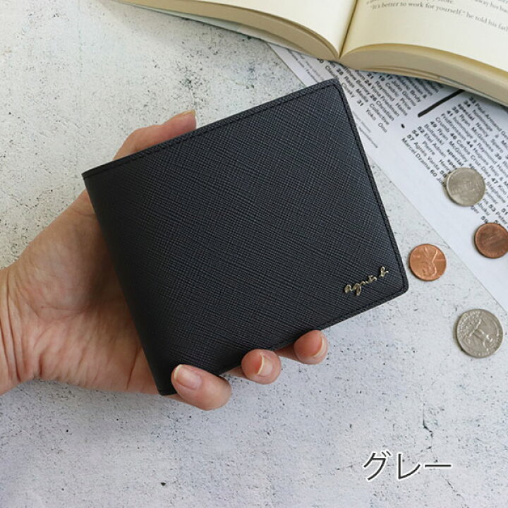 楽天市場】アニエスベー 財布 二つ折り財布 メンズ MH18-01 ボヤージュ 