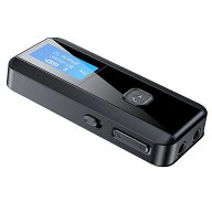 Bluetooth トランスミッター レシーバー ディスプレイ付き 送信機 受信機 低遅延 3.5mmオーディオ輸出入 …