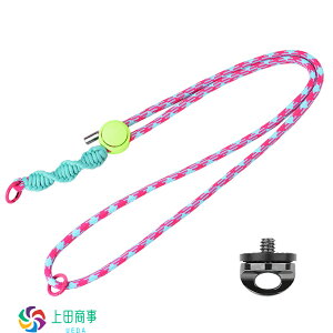 Pocket 3/INSTA360 X4 X3 X2/GO 3S/GO 3/Osmo Action 5 Pro/Action 4 3/Gopro�V���[�Y �Ή� �X�g���b�v �l�b�N�X�g���b�v 71/123 CM ���� ���S�R�[�h �����͎��R�ɒ����ł���