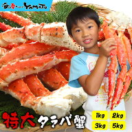 ＼10/4AM9:59まで超早割／【楽天総合1位】特大タラバ蟹1kg 2kg 3kg 5kg 独自のワンフローズン カニ タラ…