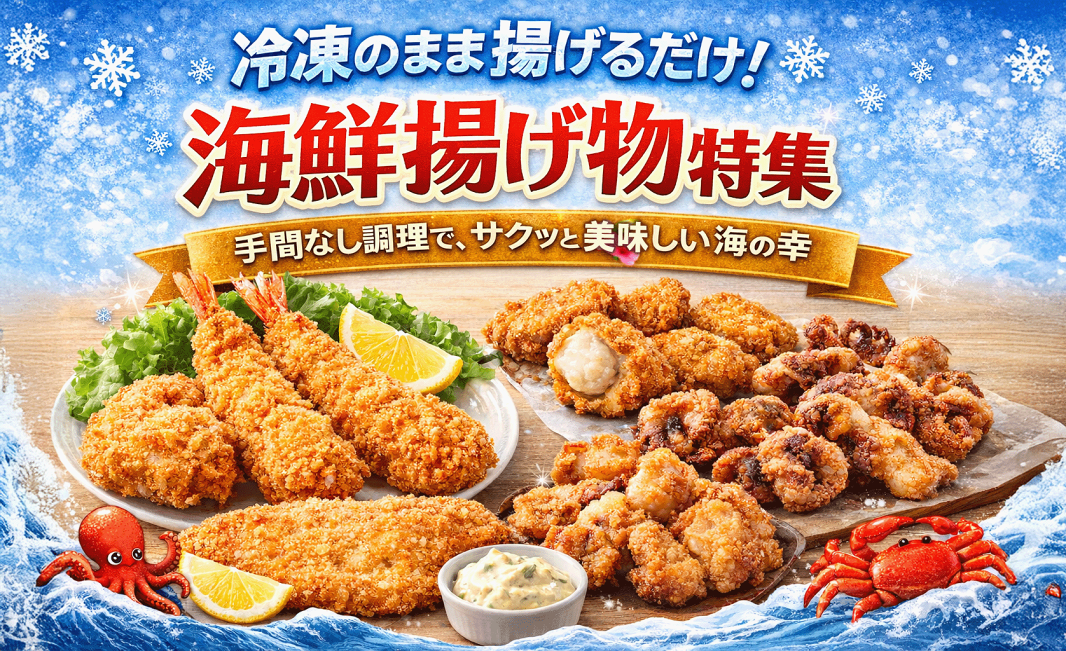 楽天市場 | 海の幸なのにYAMATO - 冷凍のまま揚げるだけ！海鮮