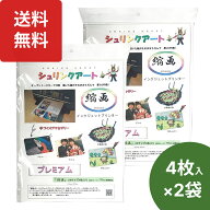 楽天1位 シュリンクアート縮画 インクジェット対応 プラ板 A4 4枚入×2袋 プラ板 印刷 プラバン 印刷 画縮