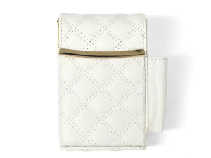 フェイクレザー キルティング シガーケース /シガレットケース シガレットポーチ たばこ入れ ポーチ タバコケース ロング たばこ ケース ロングポーチ 小物入れ かわいい レディース 小物