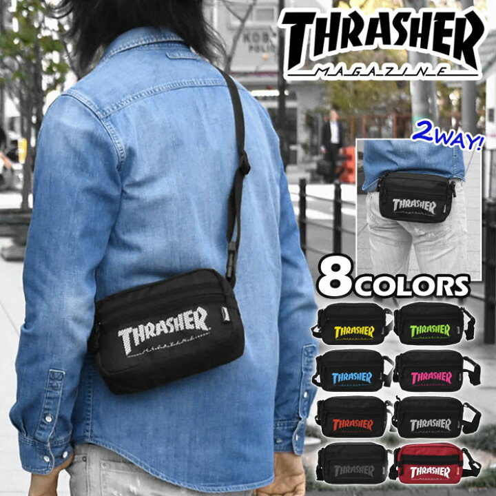 楽天市場 ミニショルダーバッグ メンズ Thrasher スラッシャー ポリキャンバス カラーロゴ 2way ミニ ショルダーバッグ 斜めがけバッグ ウエストバッグ ボディバッグ ミニバッグ フェス 旅行用 おしゃれ オシャレ 無地 シンプル 軽い 軽量 ブランド ロゴ ナイロン 楽天市場 ミニショルダーバッグ メンズ Thrasher スラッシャー ポリキャンバス カラーロゴ 2way ミニ ショルダーバッグ 斜めがけバッグ ウエストバッグ ボディバッグ ミニバッグ フェス 旅行用 おしゃれ オシャレ 無地 シンプル 軽い 軽量 ブランド ロゴ ナイロン