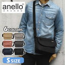 anello GRANDE アネログランデ ショルダー ショルダーバッグ メンズ 斜めがけ 大人 小さめ ミニショルダーバッグ/ GU-A0961 軽量 撥水 杢調ポリエステル メッセンジャーバッグ Sサイズ /ミニメッセンジャーバッグ 斜めがけバッグ バッグ シンプル おしゃれ オシャレ/ p