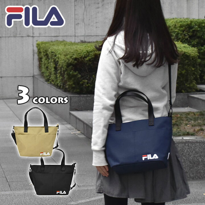 楽天市場 ショルダーバッグ レディース Fila フィラ ポリキャンバス 2way ミニトートバッグ 女性 トート 小さめ 小さい トートバッグ ミニショルダーバッグ 斜めがけバッグ 斜めがけ ショルダー バッグ 軽量 軽い かわいい 可愛い おしゃれ 大人 大人可愛い ナイロン
