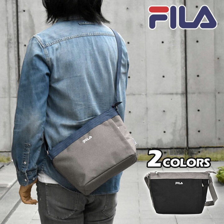 楽天市場 Fila フィラ ポリキャンバス 前ポケット ミニショルダーバッグ メンズ 男性 男子 ショルダーバッグ ショルダー 斜めがけバッグ 斜めがけ バッグ ポケット 多い たくさん 10ポケット おしゃれ オシャレ かっこいい シンプル カジュアル 大人 軽い 軽量 ナイロン