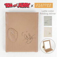 トムとジェリー グッズ ミラー 鏡 タフィー ニブルス 折りたたみミラー かわいい 大きい キャラクター FL…