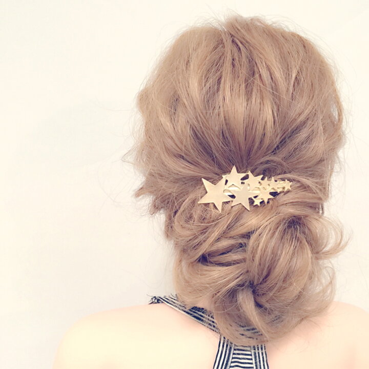 楽天市場】【スター 星 ヘアアクセサリー バレッタ】髪飾り メテオ 