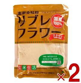 【P5倍！ マラソン限定 要エントリー 】リブレフラワー ブラウン シガリオ リブレ フラワー 国産 米粉 小麦粉 強力粉 薄力粉 パン お菓子 グルテンフリー 低GI 2個