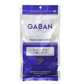 【P最大15倍 10倍&5倍 ※10倍のみ要エントリー 15日限定】ギャバン クローブスホール 100g GABAN スパイス 香辛料 粒 シード 業務用 Clove 丁字 ギャバン 高品質 粒 ハーブ