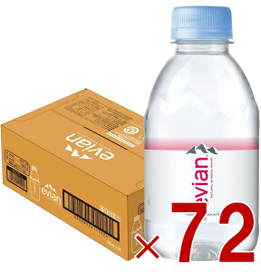 伊藤園 evian エビアン PET 220ml ナチュラル ミネラルウォーター 硬水 フランス産 正規輸入品 水 天然水 防災 備蓄 72個