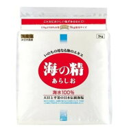 【P10倍! ※要エントリー 18日限定】海の精 あらしお 3kg 塩 粗塩 あら塩